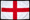 英格兰国家足球队国旗 - 白底红色十字